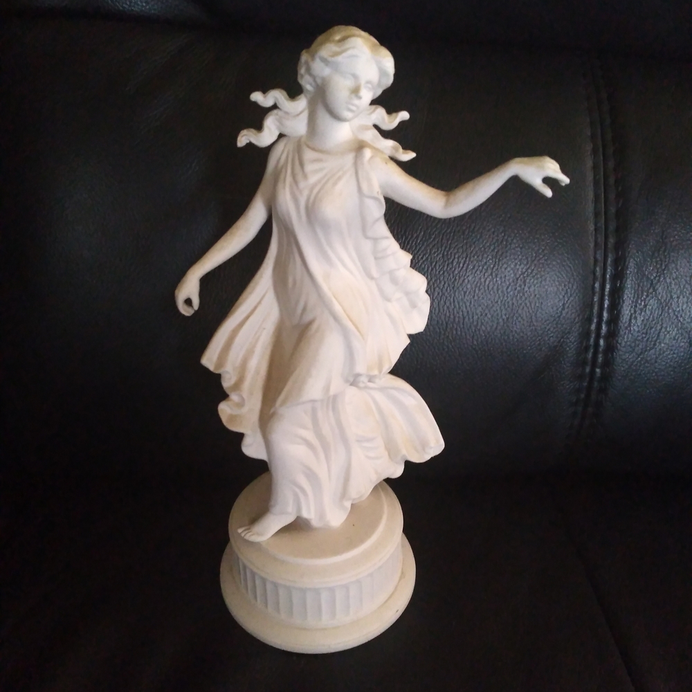 Wedgwood Cream Dancing Maiden Figurine Sculpture